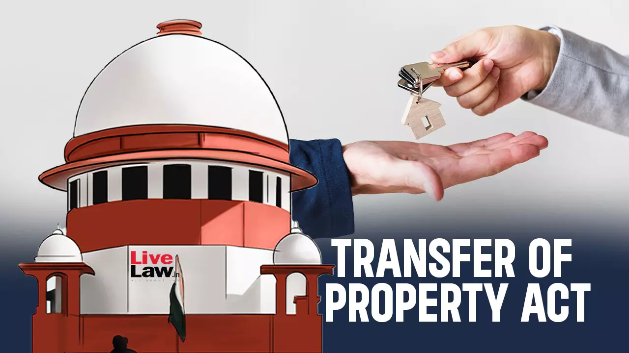 Lis Pendens Applies To Money Suits Involving Mortgaged Property; Ex Parte Proceedings Also Covered Under S 52 TP Act: Supreme Court