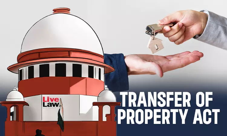 Lis Pendens Applies To Money Suits Involving Mortgaged Property; Ex Parte Proceedings Also Covered Under S 52 TP Act: Supreme Court