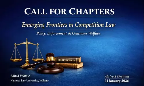 Call For Chapters: Edited Book On Competition Law By NLU Jodhpur