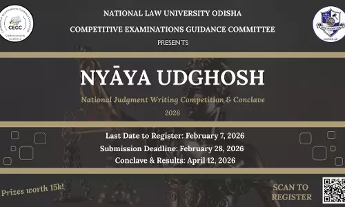 CEGC, NLUO Announces Nyāya Udghosh 2026: National Judgment Writing Competition & Conclave