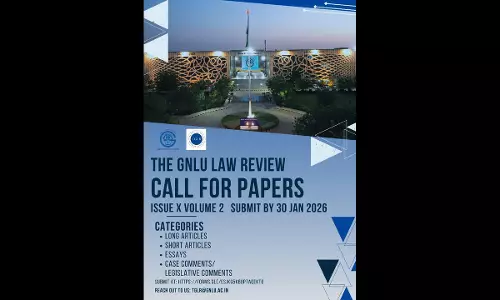 Call for Papers | The GNLU Law Review (Vol. X, Issue 2)