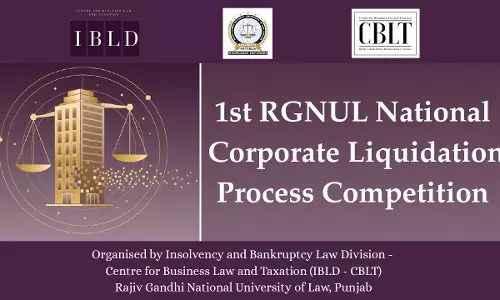 RGNUL Organises First National Corporate Liquidation Process Competition Under Insolvency and Bankruptcy Code