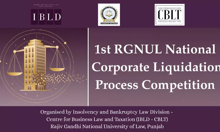 RGNUL Organises First National Corporate Liquidation Process Competition Under Insolvency and Bankruptcy Code RGNUL Organises First National Corporate Liquidation Process Competition Under Insolvency and Bankruptcy Code