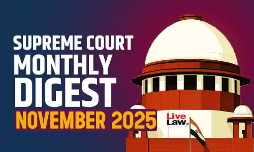 Supreme Court Monthly Digest- November 2025