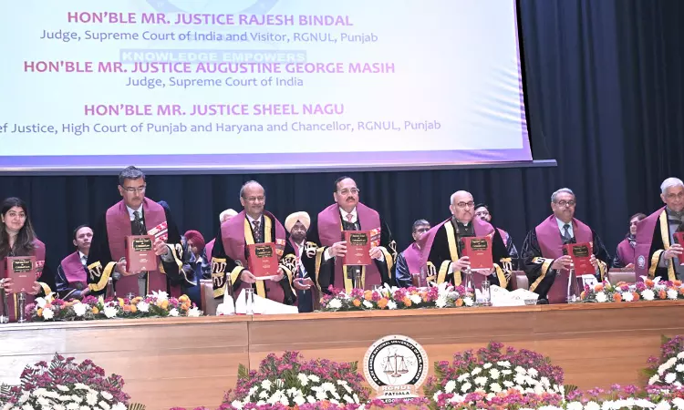 RGNUL Punjab Holds 7th Convocation; CJI Surya Kant Urges Graduates To Be “Nation Builders”