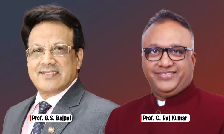 Prof. G.S. Bajpai, Prof. C. Raj Kumar Conferred 2nd Prof. (Dr.) S.R. Bhansali National Award for Excellence in Law Prof. G.S. Bajpai, Prof. C. Raj Kumar Conferred 2nd Prof. (Dr.) S.R. Bhansali National Award for Excellence in Law