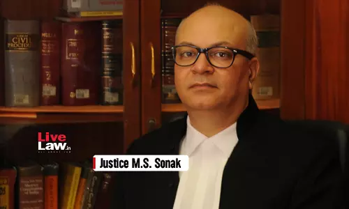 Centre Notifies Appointment Of Justice MS Sonak As Chief Justice Of Jharkhand High Court Centre Notifies Appointment Of Justice MS Sonak As Chief Justice Of Jharkhand High Court
