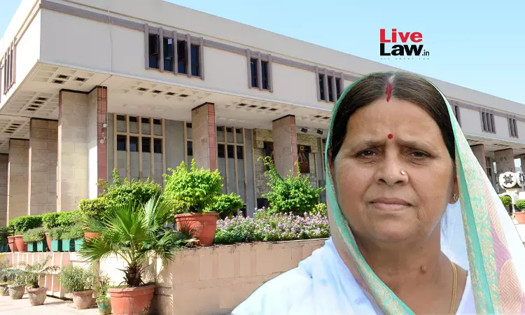 IRCTC Scam: Delhi High Court Issues Notice On Rabri Devis Plea Against Framing Of Charges IRCTC Scam: Delhi High Court Issues Notice On Rabri Devis Plea Against Framing Of Charges