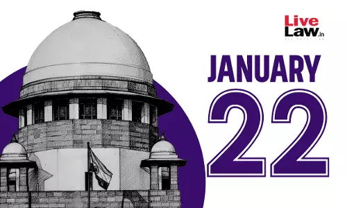 Supreme Court Daily Round-Up : January 22, 2026