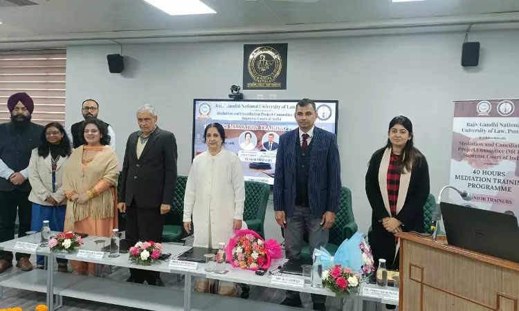 RGNUL, Punjab Conducts Mediation Training Programme In Collaboration With MCPC, Supreme Court Of India RGNUL, Punjab Conducts Mediation Training Programme In Collaboration With MCPC, Supreme Court Of India
