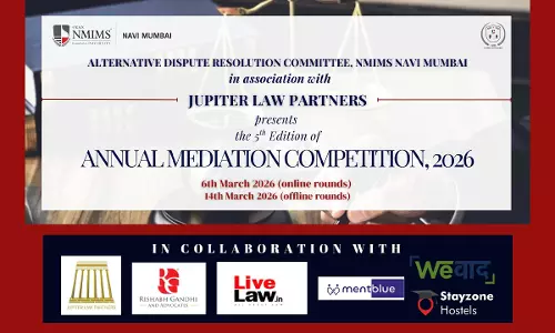NMIMS Navi Mumbai Invites Participation: 5th Annual Mediation Competition 2026 NMIMS Navi Mumbai Invites Participation: 5th Annual Mediation Competition 2026