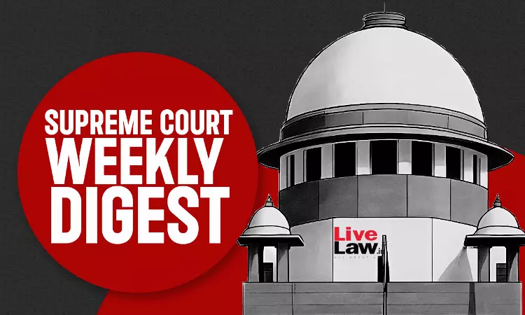 Supreme Court Weekly Digest: January 1 - 10, 2026 Supreme Court Weekly Digest: January 1 - 10, 2026