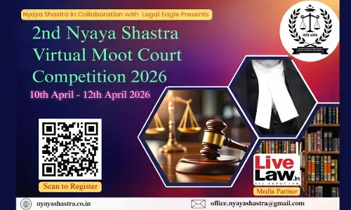Nyaya Shastra, In Collaboration With Legal Eagle, Presents 2nd Nyaya Shastra Virtual Moot Court Competition Nyaya Shastra, In Collaboration With Legal Eagle, Presents 2nd Nyaya Shastra Virtual Moot Court Competition