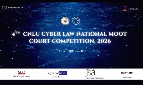 Chanakya National Law University Invites Registrations For 4th Cyber Law National Moot Court Competition 2026 Chanakya National Law University Invites Registrations For 4th Cyber Law National Moot Court Competition 2026