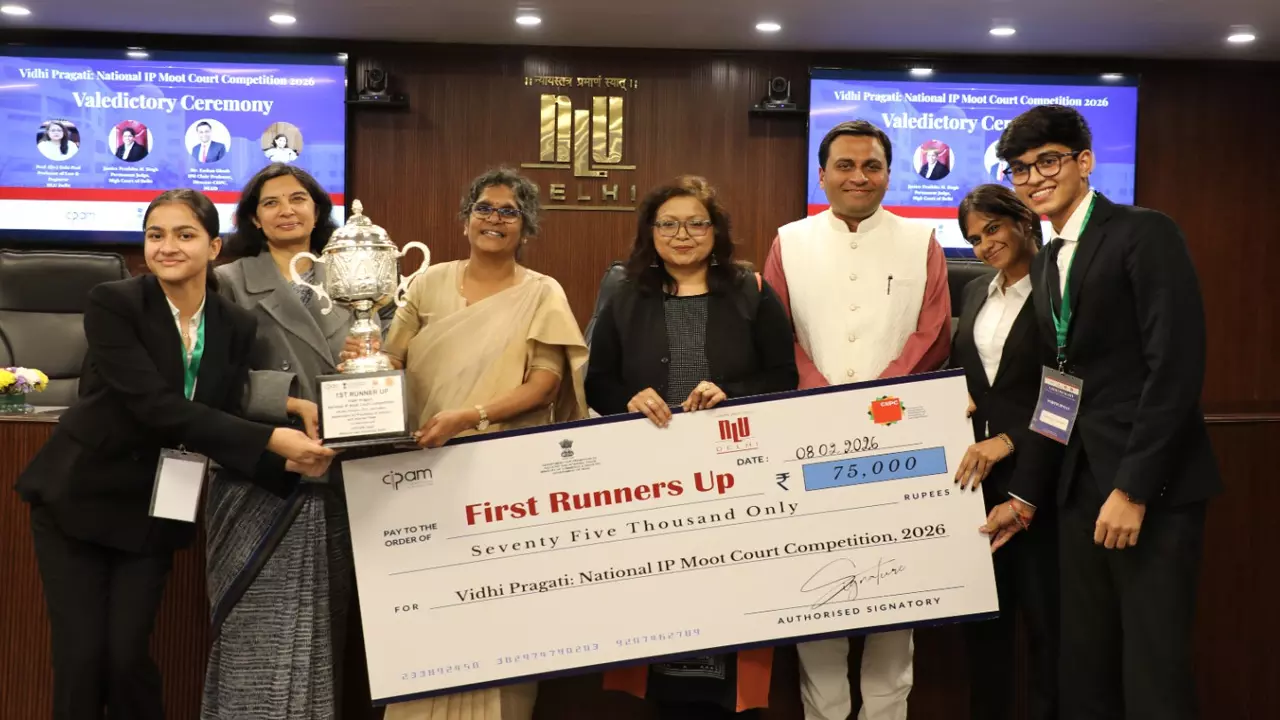 Vidhi Pragati National IP Moot Court Competition 2026 Concludes At NLU Delhi Vidhi Pragati National IP Moot Court Competition 2026 Concludes At NLU Delhi