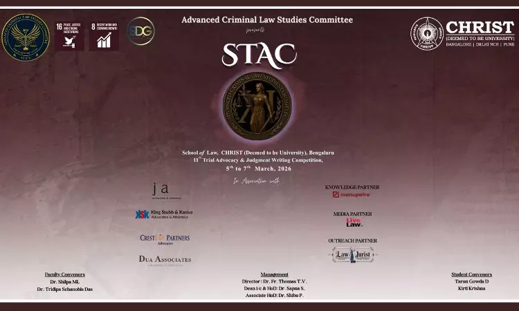 STAC 2026: 11th National Trial Advocacy Competition at CHRIST School of Law