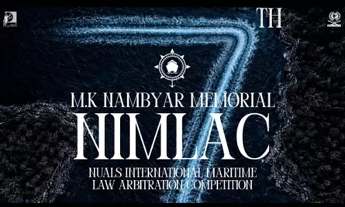 NUALS Kochi To Host 7th M. K. Nambyar Memorial International Maritime Law Arbitration Competition (NIMLAC) 2026 NUALS Kochi To Host 7th M. K. Nambyar Memorial International Maritime Law Arbitration Competition (NIMLAC) 2026