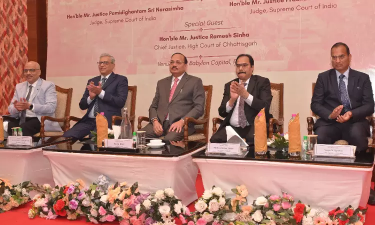 CJI Justice Surya Kant Launches “Nurturing the Future of the Judiciary” E-Souvenir Of Chhattisgarh State Judicial Academy CJI Justice Surya Kant Launches “Nurturing the Future of the Judiciary” E-Souvenir Of Chhattisgarh State Judicial Academy