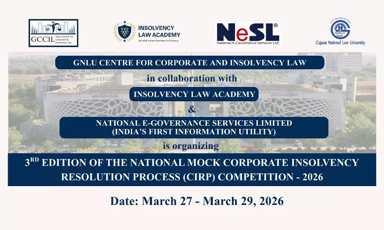 GNLU: 3rd Edition Of GCCIL National Mock CIRP Competition 2026
