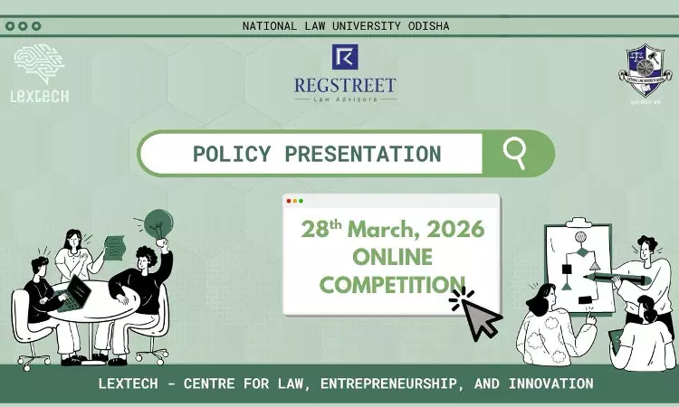NLU Odisha Invites Registrations For Policy Presentation Competition Under Lexathon 2026; Register By March 10 NLU Odisha Invites Registrations For Policy Presentation Competition Under Lexathon 2026; Register By March 10