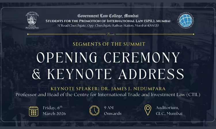 16th Government Law College International Law Summit 2026 | SPIL Mumbai | Opening Ceremony And Keynote Address By Dr. James J. Nedumpara 16th Government Law College International Law Summit 2026 | SPIL Mumbai | Opening Ceremony And Keynote Address By Dr. James J. Nedumpara
