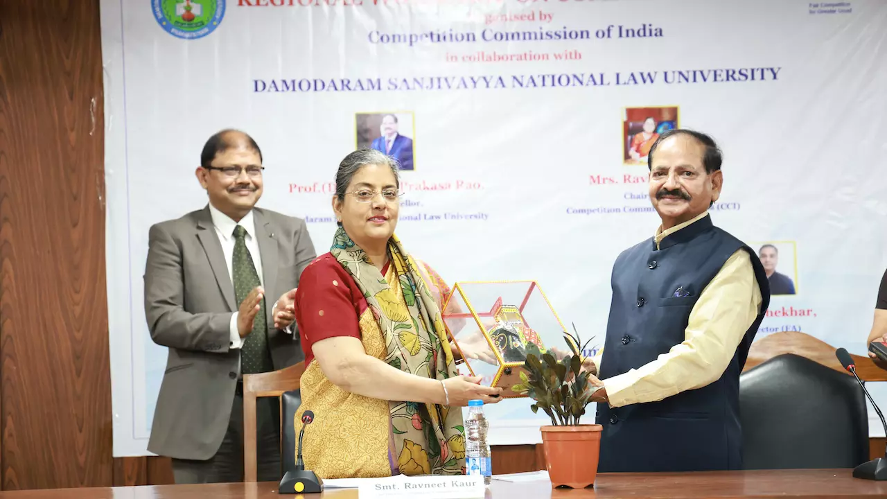 Competition Law As Backbone Of Market Economy: CCI Chairperson Ravneet Kaur Addresses Workshop At DSNLU