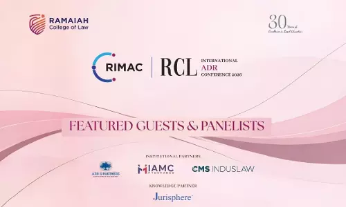 Ramaiah College of Law To Host Ramaiah International Moot & ADR Conference (RIMAC 2026) On March 22 Ramaiah College of Law To Host Ramaiah International Moot & ADR Conference (RIMAC 2026) On March 22