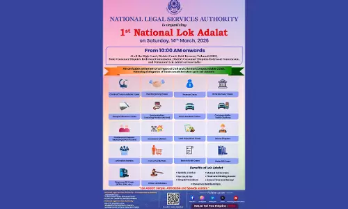 NALSA Announces 1st National Lok Adalat Of 2026 To Be Held On March 14 NALSA Announces 1st National Lok Adalat Of 2026 To Be Held On March 14