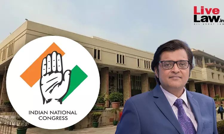 Delhi HC Issues Summons To Arnab Goswami, Republic TV In Congress Defamation Suit Over Turkey Office Claim; No Interim Relief For Now Delhi HC Issues Summons To Arnab Goswami, Republic TV In Congress Defamation Suit Over Turkey Office Claim; No Interim Relief For Now