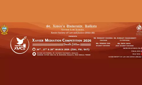 Xavier Law School To Host 4th Xavier Mediation Competition 2026