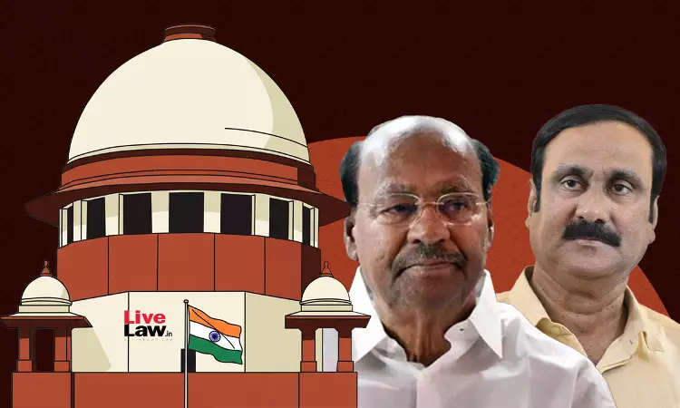 Pattali Makkal Katchi Dispute : Supreme Court Asks PMK To Approach Civil Court To Seek Symbol Freezing Pattali Makkal Katchi Dispute : Supreme Court Asks PMK To Approach Civil Court To Seek Symbol Freezing