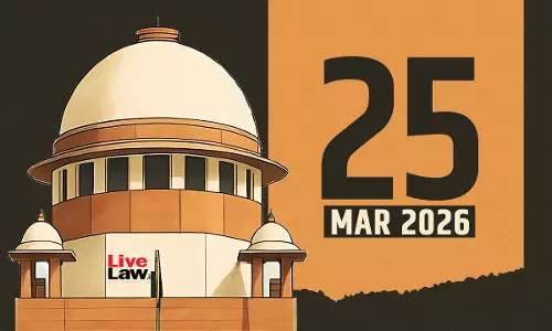Supreme Court Daily Round-Up : March 25, 2026