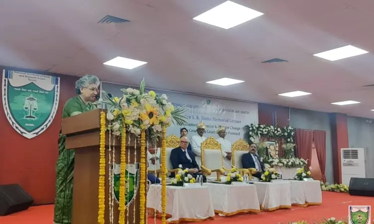 Equity Must Guide Environmental Justice: Justice BV Nagarathna Delivers 4th S.B. Sinha Memorial Lecture Equity Must Guide Environmental Justice: Justice BV Nagarathna Delivers 4th S.B. Sinha Memorial Lecture