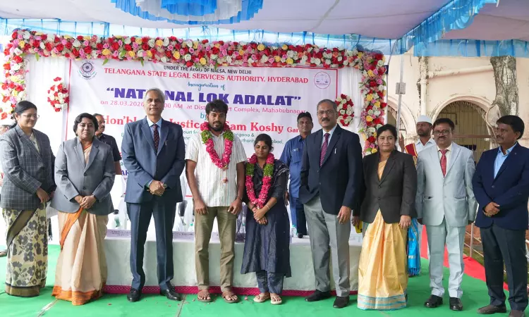 Telangana: Over 11.19 Lakh Cases Settled In 1st National Lok Adalat; ₹397 Crore Awarded As Compensation Telangana: Over 11.19 Lakh Cases Settled In 1st National Lok Adalat; ₹397 Crore Awarded As Compensation