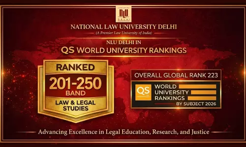 National Law University Delhi Enters QS World University Rankings By Subject 2026 National Law University Delhi Enters QS World University Rankings By Subject 2026