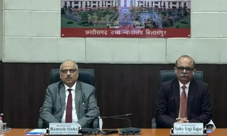 Chhattisgarh High Court Virtually Inaugurates Court At Kharsiya; Foundation Stones Laid For Judicial Infrastructure Projects Chhattisgarh High Court Virtually Inaugurates Court At Kharsiya; Foundation Stones Laid For Judicial Infrastructure Projects