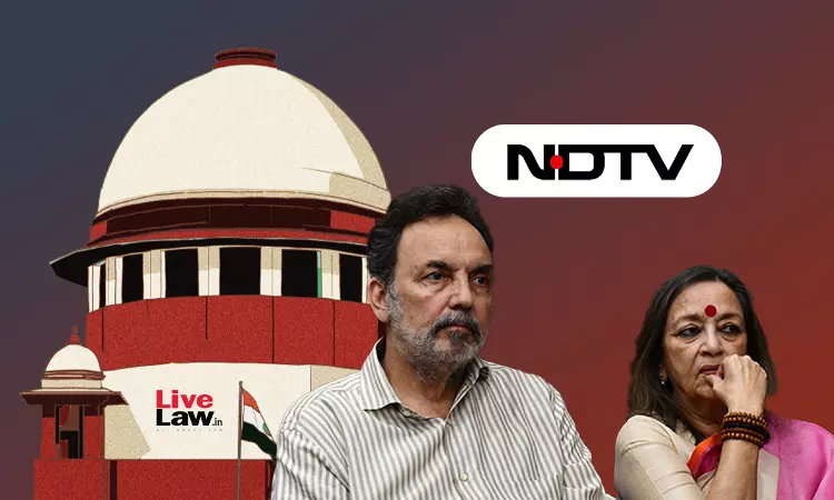 Supreme Court Dismisses IT Dept Challenge To Quashing Of Reassessment Notice Against NDTV Holding Company Supreme Court Dismisses IT Dept Challenge To Quashing Of Reassessment Notice Against NDTV Holding Company