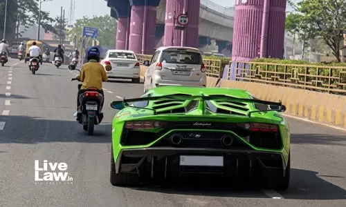 Karnataka High Court To Quash Reckless Driving FIR Against Lamborghini Driver Subject To Undertaking Community Service