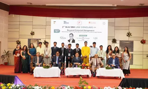 NLIU Hosts 2nd SBA Law Conclave; Judges, Practitioners Discuss Reforms In Legal System NLIU Hosts 2nd SBA Law Conclave; Judges, Practitioners Discuss Reforms In Legal System