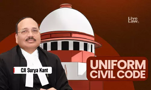Uniform Civil Code Has Nothing To Do With Religion, Its A Constitutional Ambition: CJI Surya Kant Uniform Civil Code Has Nothing To Do With Religion, Its A Constitutional Ambition: CJI Surya Kant