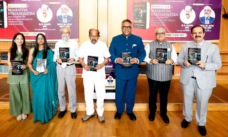 Dr. Veerappa Moilys Bharatiya Nyaya Shastra Launched At Jindal Global Law School Dr. Veerappa Moilys Bharatiya Nyaya Shastra Launched At Jindal Global Law School
