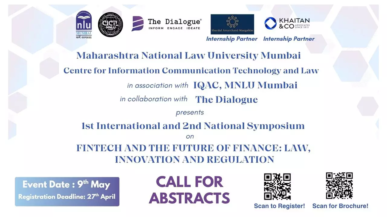 1st International & 2nd National Fintech Symposium | MNLU Mumbai 1st International & 2nd National Fintech Symposium | MNLU Mumbai