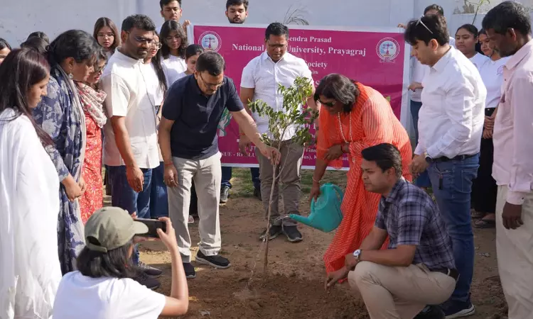 RPNLU Prayagraj Marks Earth Day With Plantation Drive RPNLU Prayagraj Marks Earth Day With Plantation Drive