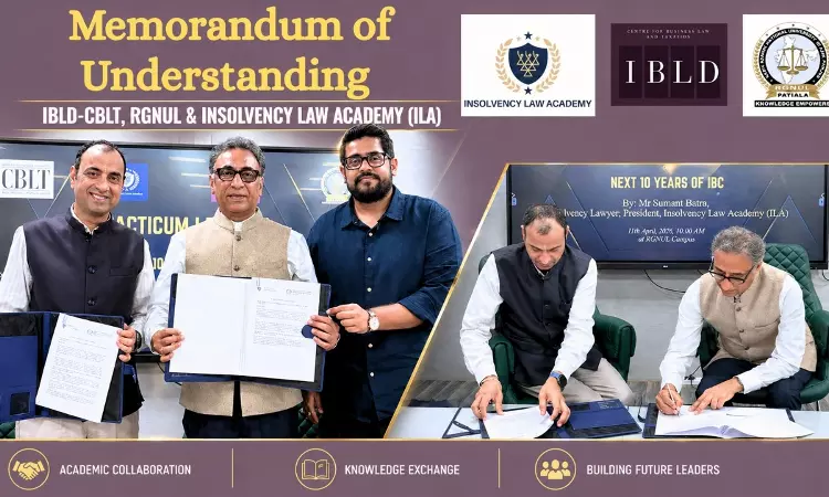 RGNUL Hosts Practicum Lecture On Next 10 Years of IBC; IBLD Signs MoU With Insolvency Law Academy RGNUL Hosts Practicum Lecture On Next 10 Years of IBC; IBLD Signs MoU With Insolvency Law Academy