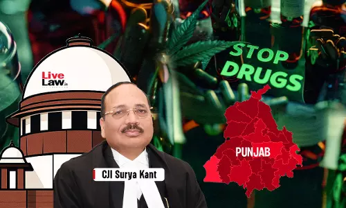 Punjab Drug Menace Terrible, Police Only Catching Small Peddlers: CJI Surya Kant Punjab Drug Menace Terrible, Police Only Catching Small Peddlers: CJI Surya Kant