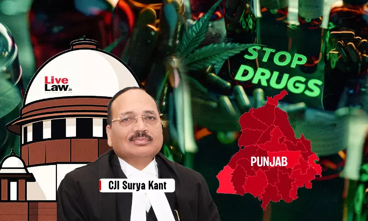 Punjab Drug Menace Terrible, Police Only Catching Small Peddlers: CJI Surya Kant Punjab Drug Menace Terrible, Police Only Catching Small Peddlers: CJI Surya Kant