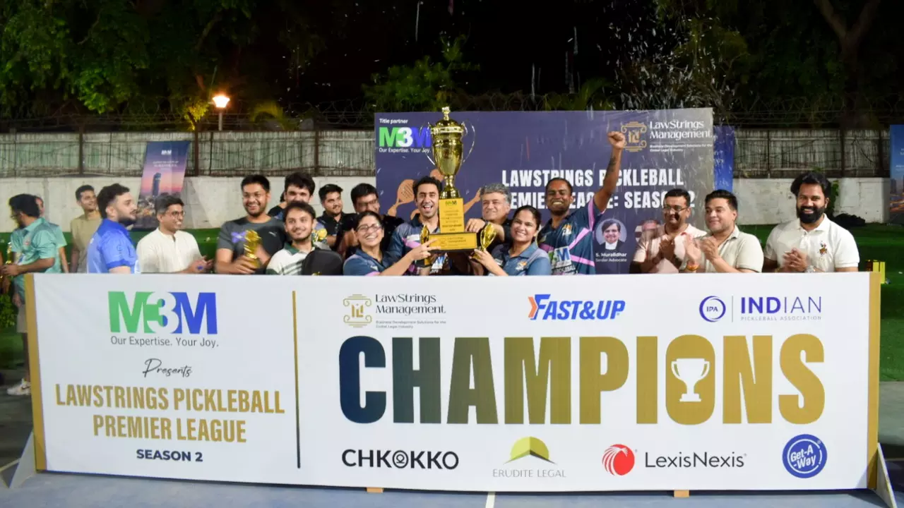 LawStrings Pickleball Premier League Season 2 Concludes In Delhi; Pahwa Panthers Win Gold Cup LawStrings Pickleball Premier League Season 2 Concludes In Delhi; Pahwa Panthers Win Gold Cup