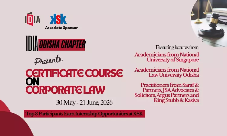[Advertisement] Certificate Course On Corporate Law By IDIA Odisha Chapter
