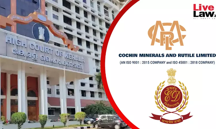CMRL Moves Appeal In Kerala High Court Against Order Refusing To Quash ED Case Alleging Misappropriation Of Public Money CMRL Moves Appeal In Kerala High Court Against Order Refusing To Quash ED Case Alleging Misappropriation Of Public Money