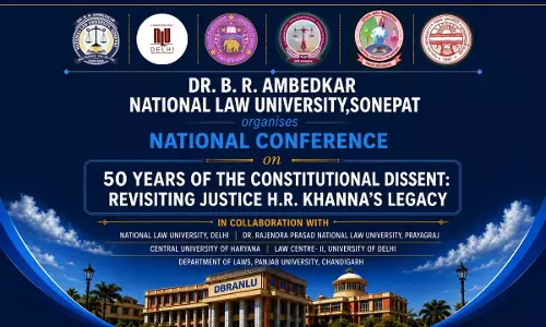 National Conference On “50 Years Of The Constitutional Dissent: Revisiting Justice H.R. Khannas Legacy” National Conference On “50 Years Of The Constitutional Dissent: Revisiting Justice H.R. Khannas Legacy”